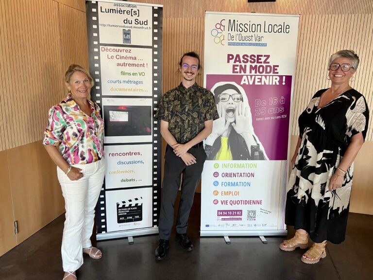 Six-Fours accueille la mission locale Ouest Var et leur court-métrage primé 
